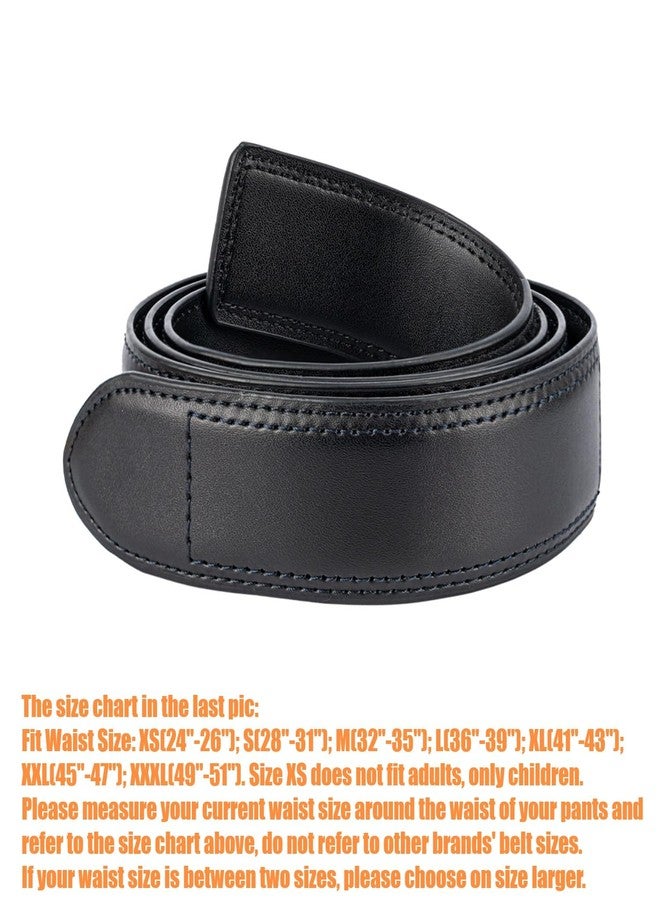 TACNEX Mechanic Belt Buckleless No Scratch Genuine Leather Belt 1 3/8" Wide Hook & Loop Closure for Technician Movers Industrial Work Travel Black L - Image 3